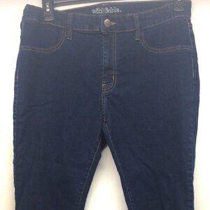 Wild Fable Jeans 14W Skinny Leg Dark Wash